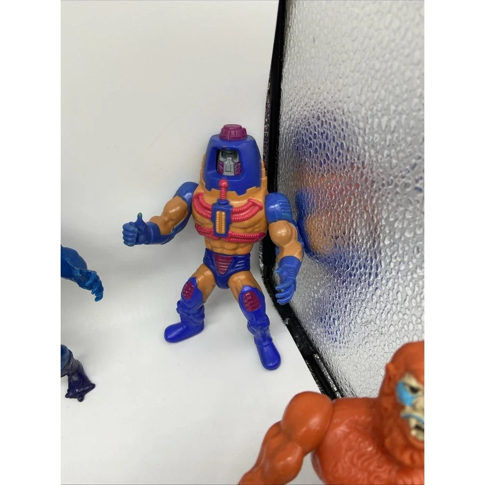 Vintage MOTU Action Figure Lot Skeletor Whiplash Wind Raider Mattel 1980s 11pc